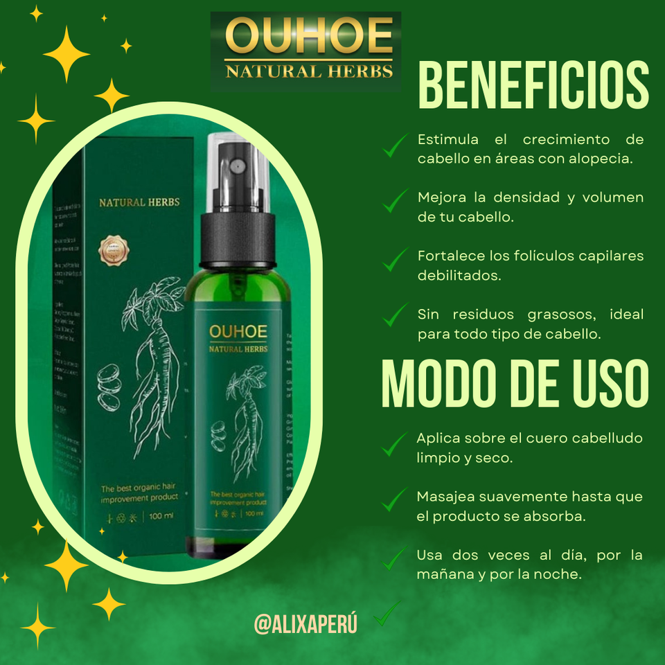 OUHOE -CRECIMIENTO DE CABELLO_100ML